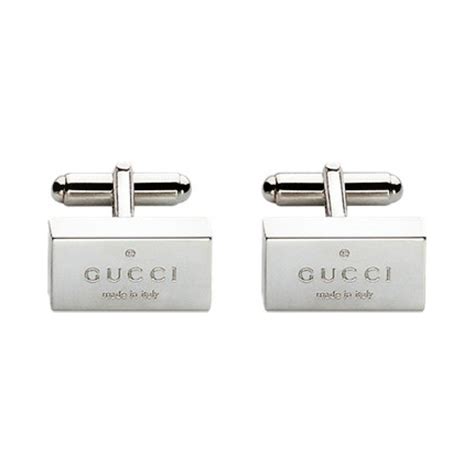 gucci silver cufflinks